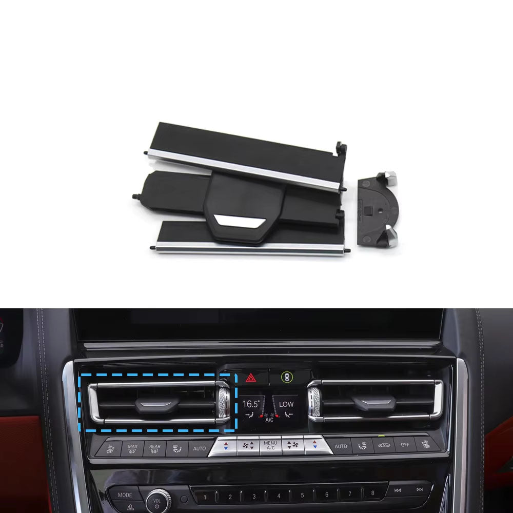 Car Middle Left Right Air Vent Outlet Grille Slide Clip Repair Kit For BMW 8 Series M8 G14 G15 G16 F91 F92 M850i M840i 2017-2022