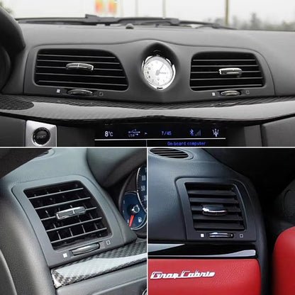 Car Front Rear Central Dashboard Left Right Middle AC Vent Air Vent Panel Cover For Maserati GranTurism GranCabrio GT GC M145