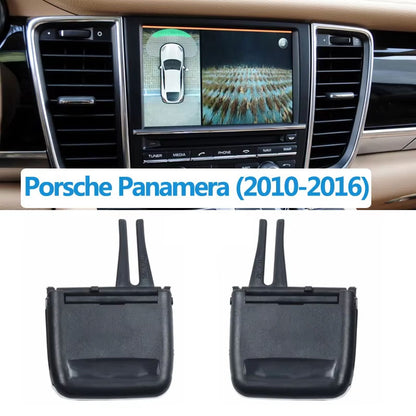 Car Front Console Rear Air Conditioning AC Vent Grille Outer Frame Panel For Porsche Panamera 2010-2016