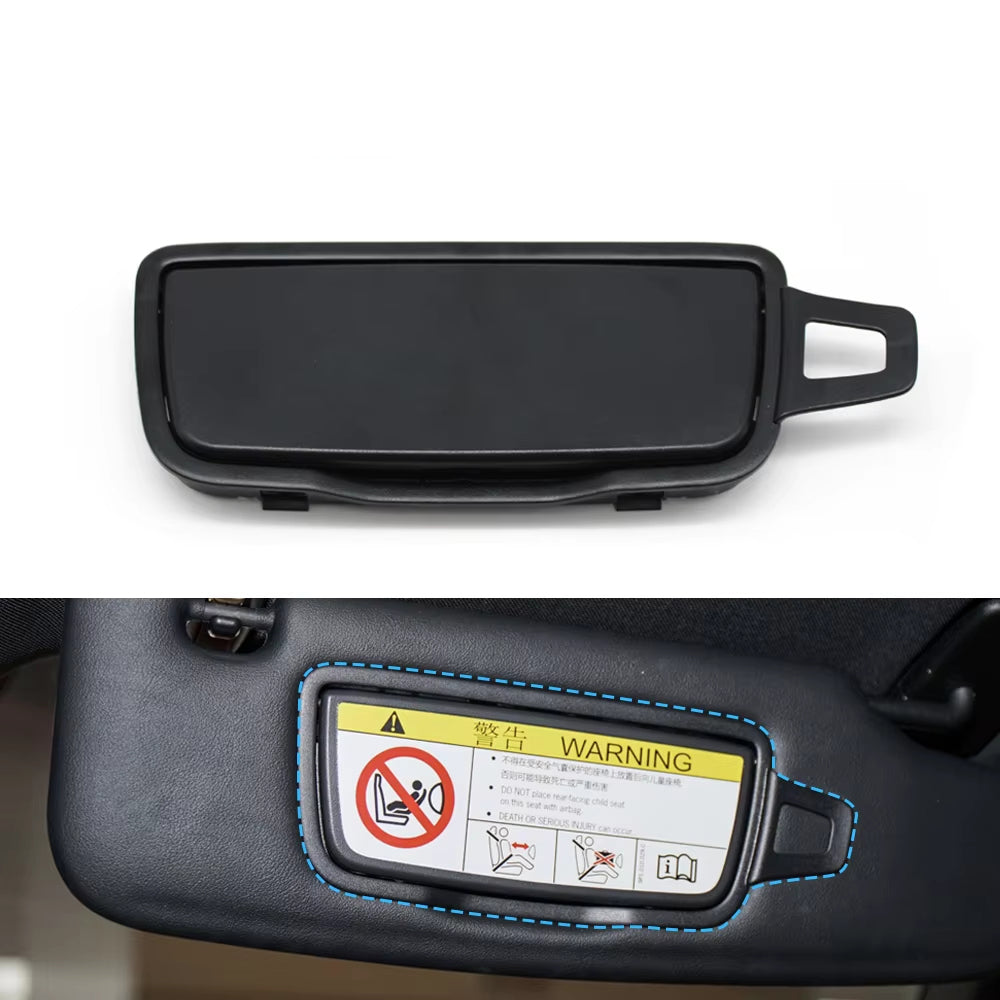 Car Left Right Sun Visor Vanity Mirror Cover Assembly For Porsche Boxster Cayman 911 981 982 991 718 982857551,982857551T