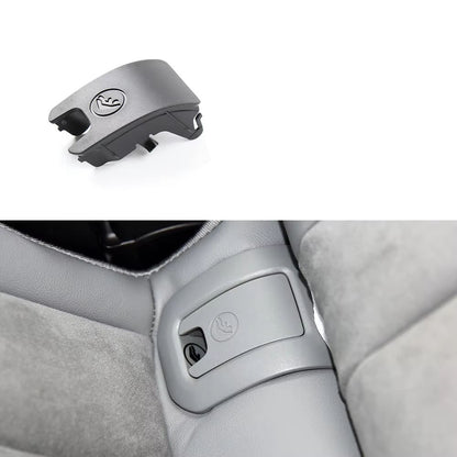 Rear Child Seat Safety ISOFIX Cover Restraint Hook Buckle Plate For Audi Q3 Macan 2013-2018 Replace 8U0887187 Auto Accessories
