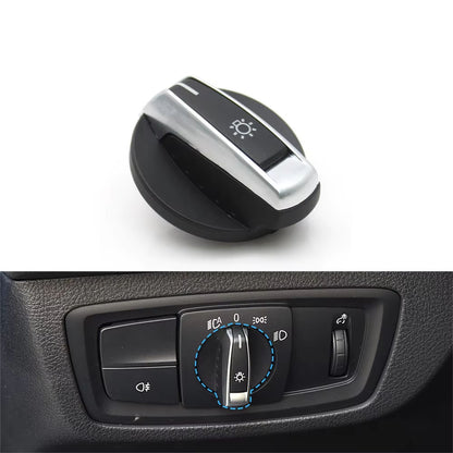 Car Front HeadLamp Rotary Foglight Button Headlight Switch Cover Panel For BMW 1 2 Series F20 F21 F22 F23 X1 F48 F49 X2 F39