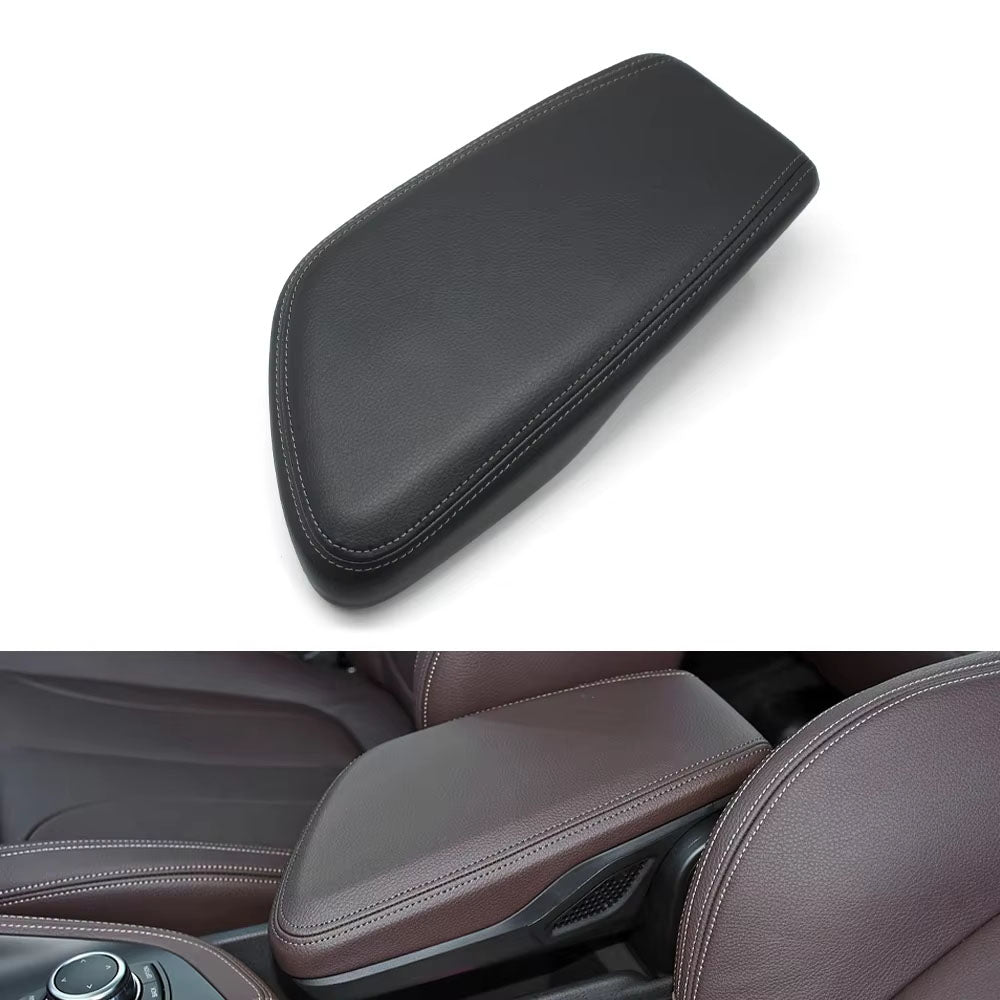 LHD Car Central Console Storage Box Armrest Case Leather Cover For BMW X1 X2 2 Series F48 F49 F39 F45 F46 2016-2022