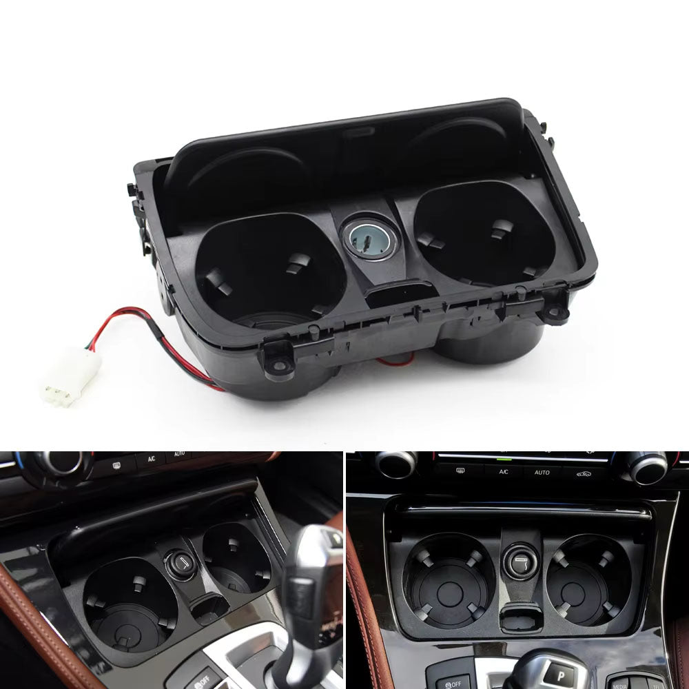 LHD RHD Car Front Center Console Drink Water Cup Holder Assembly For BMW 5 Series F10 F11 F10LCI F11LCI 520 523 525 528 530 535