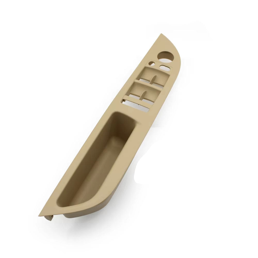 LHD RHD Car Interior Handle Inner Door Armrest Panel Pull Trim Window Switch Cover For BMW 5 Series E60 E61 2006-2010