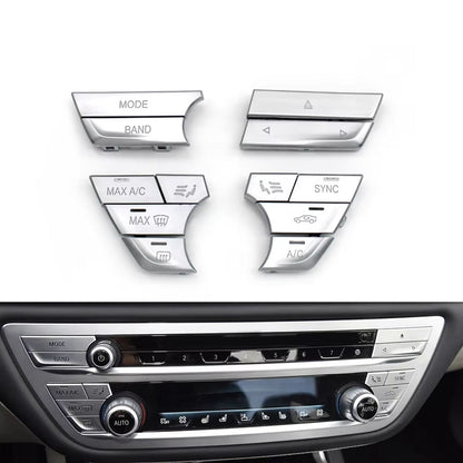 Dashboard Air Conditioner AC Ventilated Control Button Heater Switch Cover For BMW 5 6GT 7 Series G30 G31 G32 G11 G12 2017-2023