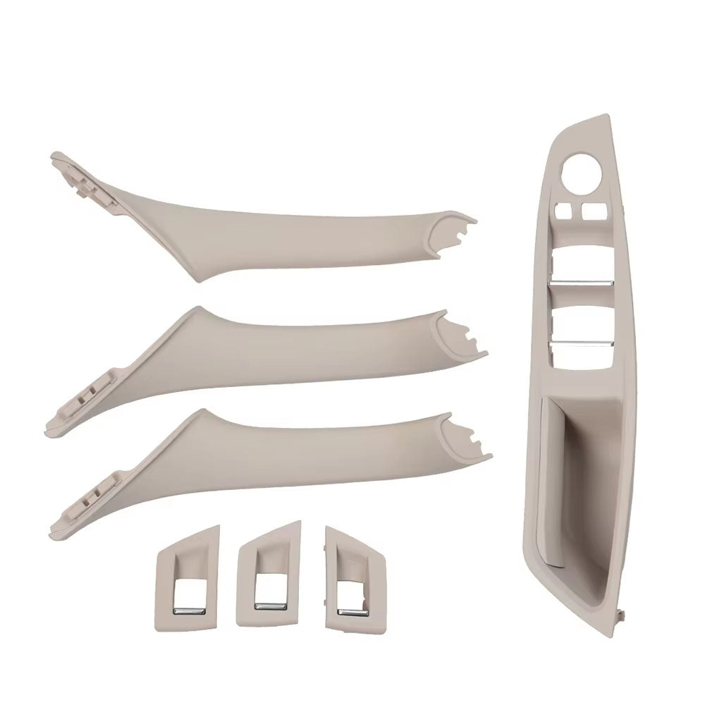 RHD Right Hand Driver Interior Door Window Switch Panel Pull Handle 7PCS Set For BMW F10 F11 F18 520 523 525 528 530