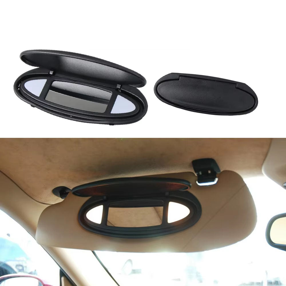 Black Interior Sun Visor Makeup Mirror Replacement For Porsche 911 996 997 986 987 Car Mirror Accessory 99773103115A12