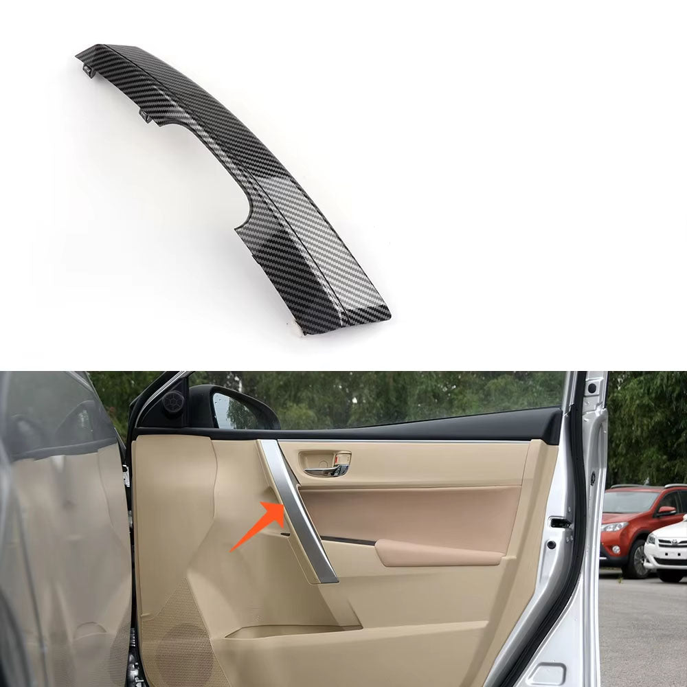 Front Door Interior Armrest Cover Panel Armrest Inner Handle Cover 74645-02430-B0 For Toyota Corolla Levin 2014-2018
