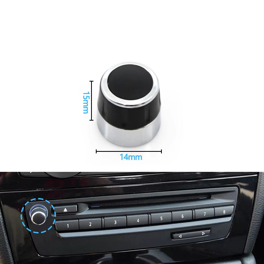 Car Radio CD Player Volume Button Knob For BMW 3 1 X1 Z4 Series E90 E81 E82 E87 E88 E84 E89 2005-2012