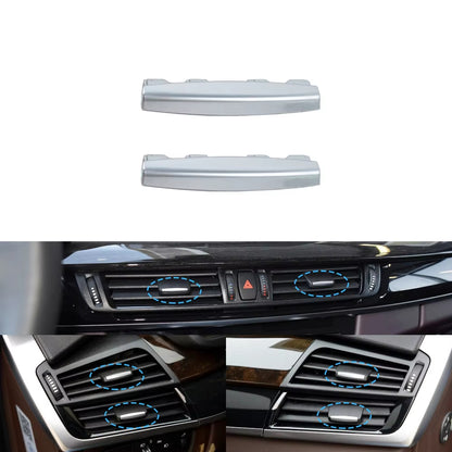 Car Front Air conditioning AC Vent Outlet Tab Clip Slider Toggle Piece For BMW X5 X6 F15 F16 X5M X6M 2014-2018