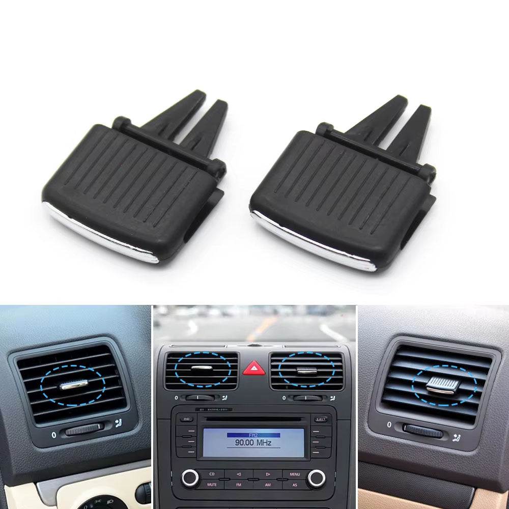 1/2/4PCS Car Front Rear Air Vent Grille AC Tab Clip Slider Repair Kit For Volkswagen Golf 5 Sagitar Jetta 1KD819703