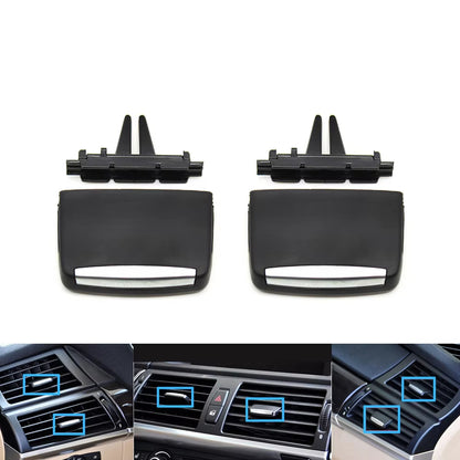 LHD RHD Front Central Left Right Rear Air Conditioning AC Vent Grille Outlet Cover For BMW X5 X6 E70 E71 E72 2007-2013