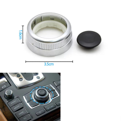 Car Audio Volume Radio Knob Multimedia Navigation Adjustment Control Switch Knob For Audi A6 A7 C6 C7 C8 Q7 Q8 A8 4F0919070