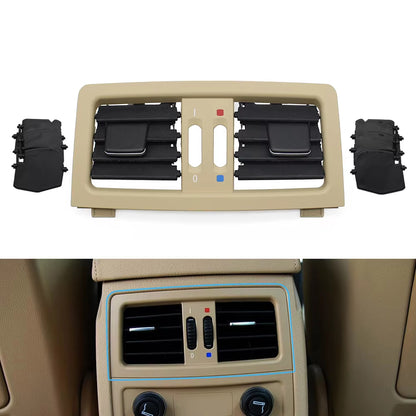 E60 E61 Car Rear Center Console Air Conditioning AC Vent Grille Cover Air Vent Panel For BMW 5 Series E60 E61 545i 550i