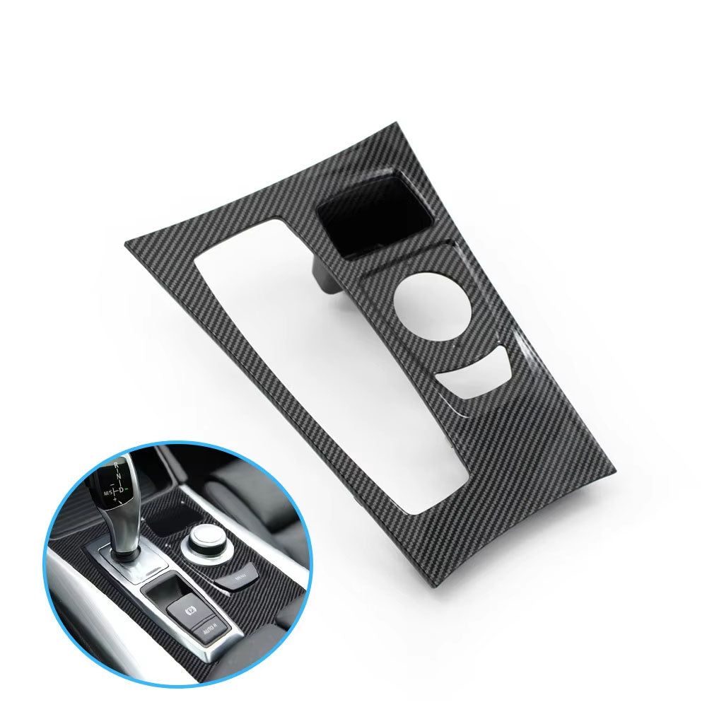 LHD Car Middle Console Gear Shifter Trim Cover Panel For BMW X5 X6 E70 E71 E72 2007-2009 51166954947,51169164485