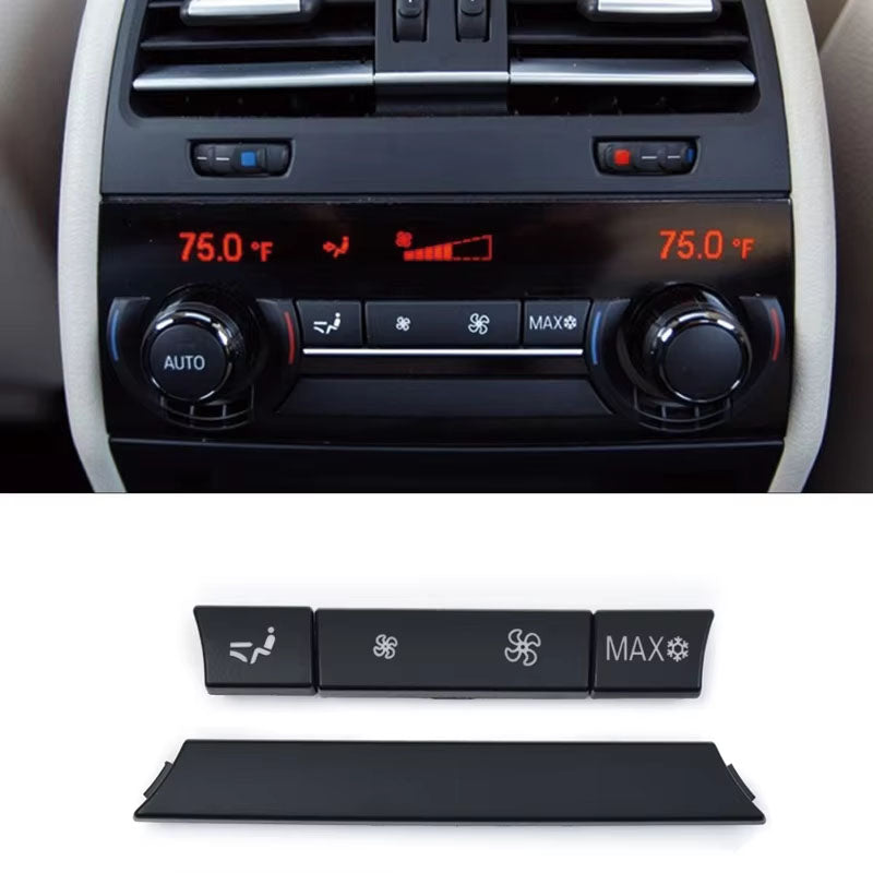 Car Rear Air Vent Venlitation Ac Buttons Key Caps Repair Kit Set For 5 5GT 6 7 Series F10 F11 F07 F01 F02 F12 F06 730 735 740