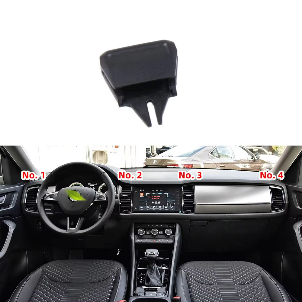 AC Air Vent Clip Repair Kit For Skoda Kodiaq 2017-2025 Front Rear Dashboard Air Vent Replacement 56G819701 56G819702 56G820951
