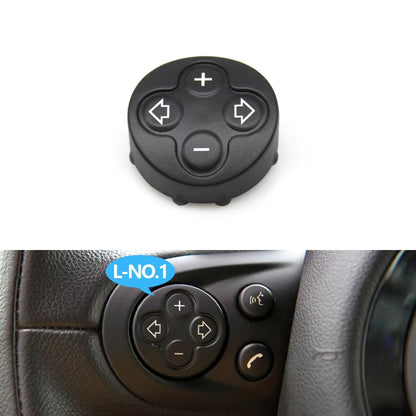 Car Steering Wheel Multifunction Cruise Control Switch Button Cover Trim For BMW Mini Cooper Paceman R55 R56 R57 R58 R59 R60 R61