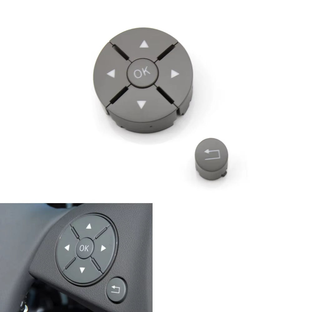 Car Multi-function Steering Wheel Control Buttons Cover For Benz C GLK E Class W204 X204 W207 W212 C180 C200 C250 C260 C300 C350