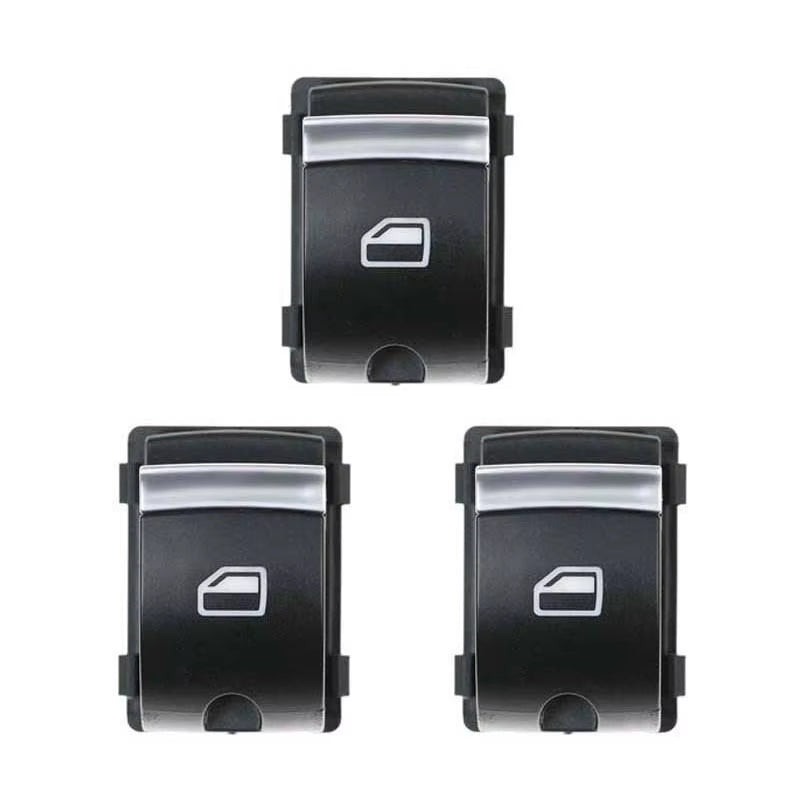New Chrome Master Window Switch For Audi A3 8P A6 S6 RS6 C6 Q7 2004-201 4F0959851H 4F0959855B 4F0 959 851H Button Console