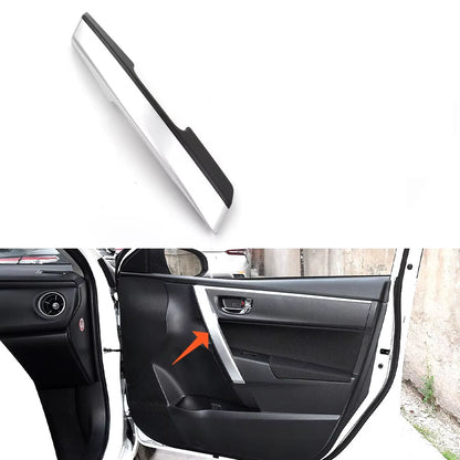 Front Door Interior Armrest Cover Panel Armrest Inner Handle Cover 74645-02430-B0 For Toyota Corolla Levin 2014-2018