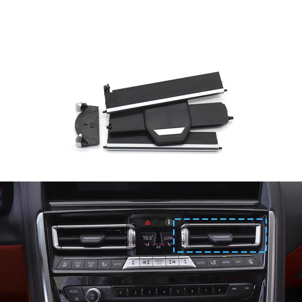 Car Middle Left Right Air Vent Outlet Grille Slide Clip Repair Kit For BMW 8 Series M8 G14 G15 G16 F91 F92 M850i M840i 2017-2022