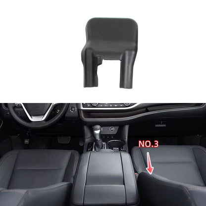 Car Front Row Seat Track Cover Cap For Toyota Highlander XU70 2015-2021 Seat Rail Protection Trim Auto Interior Accessories
