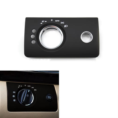 LHD Car Interior Front Left Headlight Switch Trim Cover Replacement For Mercedes Benz W164 X164 ML GL 300 350 450 500 2005-2011