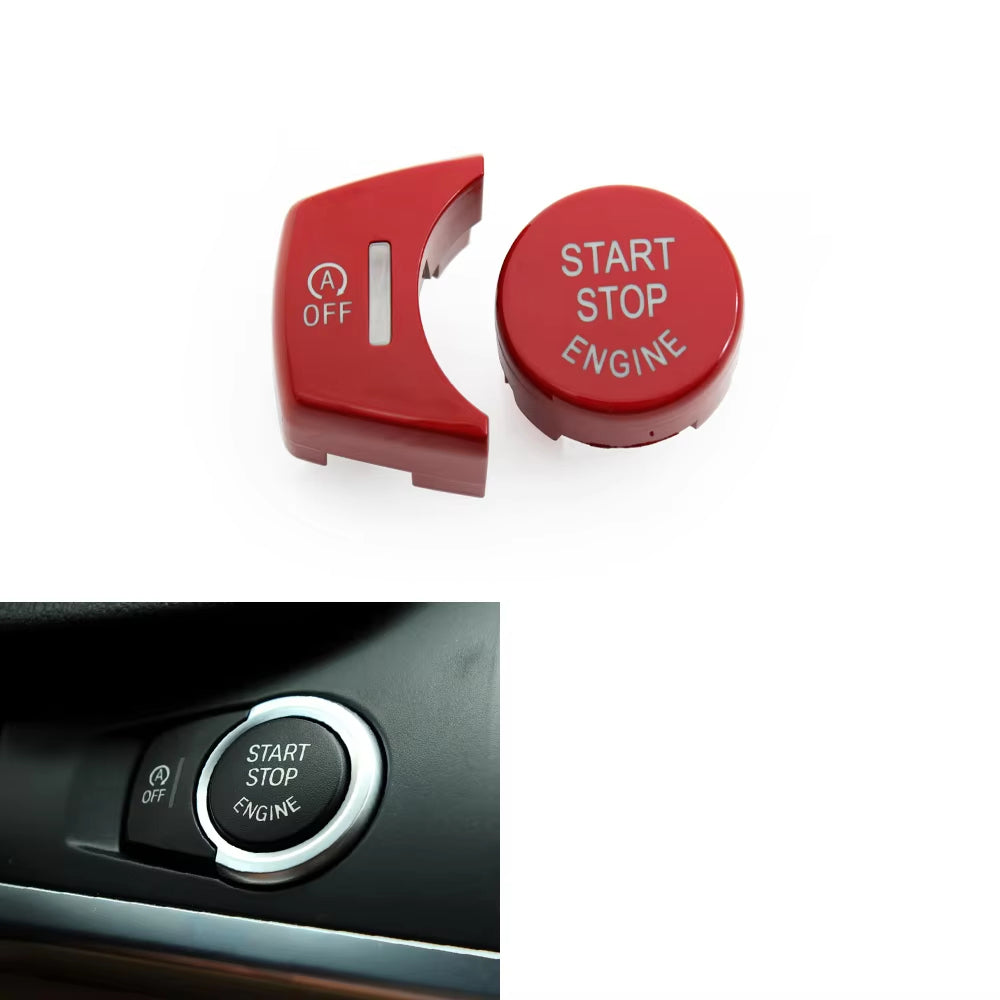 LHD RHD Car Engine Start Stop Button Switch Cover OFF Button For BMW X3 X4 X5 X6 F25 F26 F15 F16 61319291693,61319291694