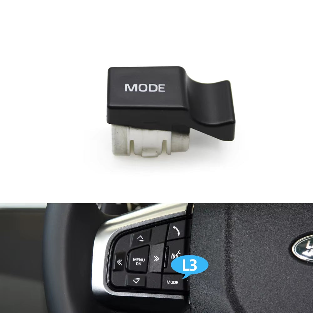 Car Steering Wheel Button Multi-function Control Switch Buttons Cover For Land Rover Discovery Sport 2015-2019