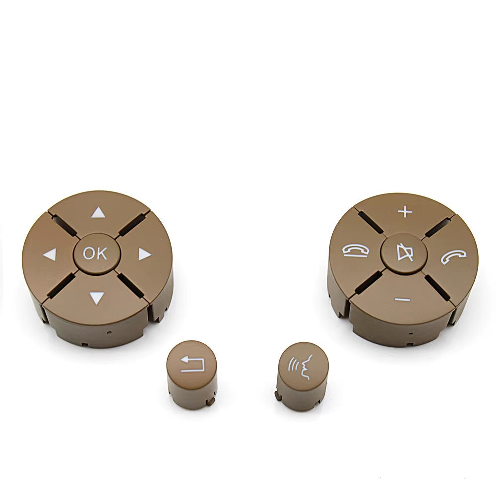 Car Steering Wheel Control Buttons Cover For Mercedes Benz C GLK E Class W204 W207 W212 2048210351