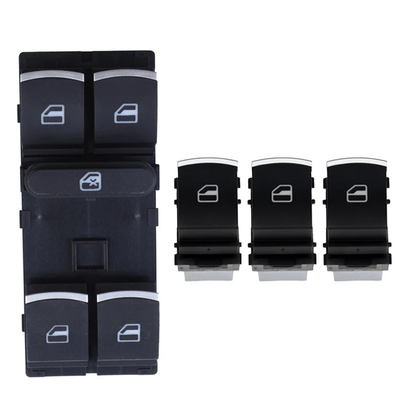 New Power Window Switch Button 5ND959857 5ND959855 for VW Touran Tiguan Passat B6 B7 CC Golf Mk5 MK6 Jetta III AMAROK