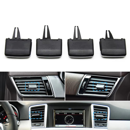 2/4PCS Car Front Rear AC Vent Outlet Grille Slide Clip Repair Kit For Mercedes Benz W166 W292 ML350 GL450 M ML GLE GLS