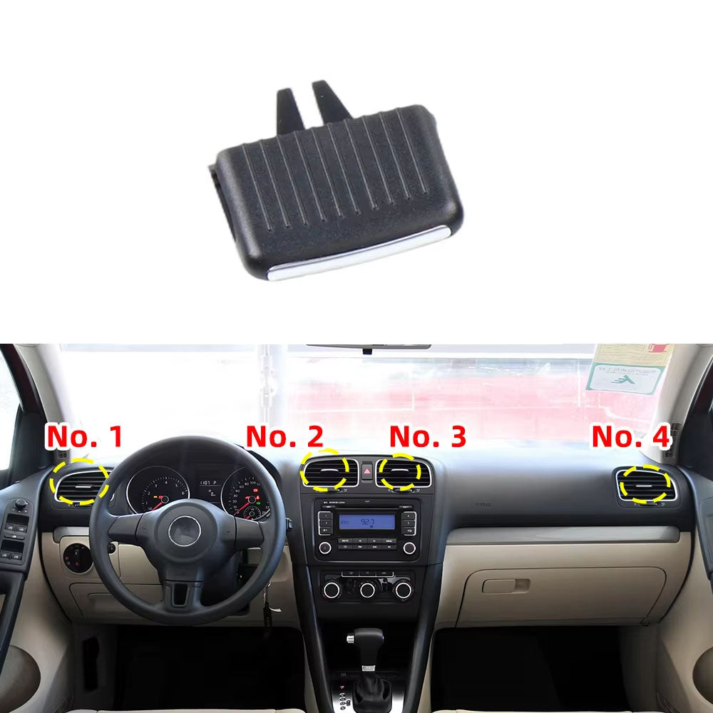 AC Air Vent Tab Clip Repair Kit For VW Golf 6 MK6 2009-2014 Front Rear Center Left Right Middle 5KD819703 5KD819728 5KD819704