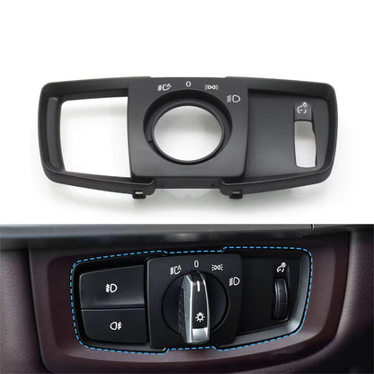 Car Front HeadLamp Rotary Foglight Button Headlight Switch Cover Panel For BMW 2 Series F45 F46 X5 X6 F15 F16 X5M X6M F85 F86