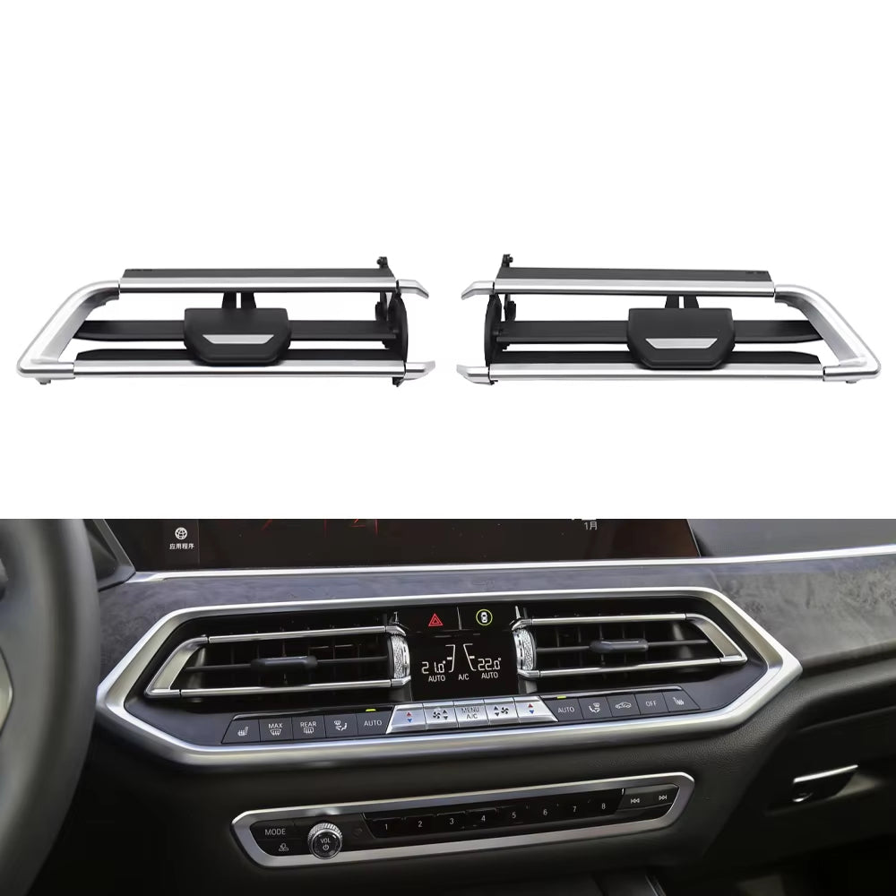 Car Front Middle Left Right Air Vent Outlet Grille AC Slide Clip Repair Kit For BMW X5 X6 X7 Series G05 G06 G07 64119458543