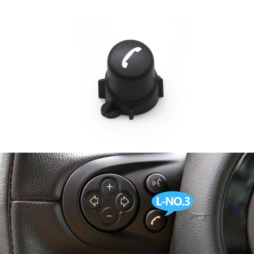 Car Steering Wheel Multifunction Cruise Control Switch Button Cover Trim For BMW Mini Cooper Paceman R55 R56 R57 R58 R59 R60 R61