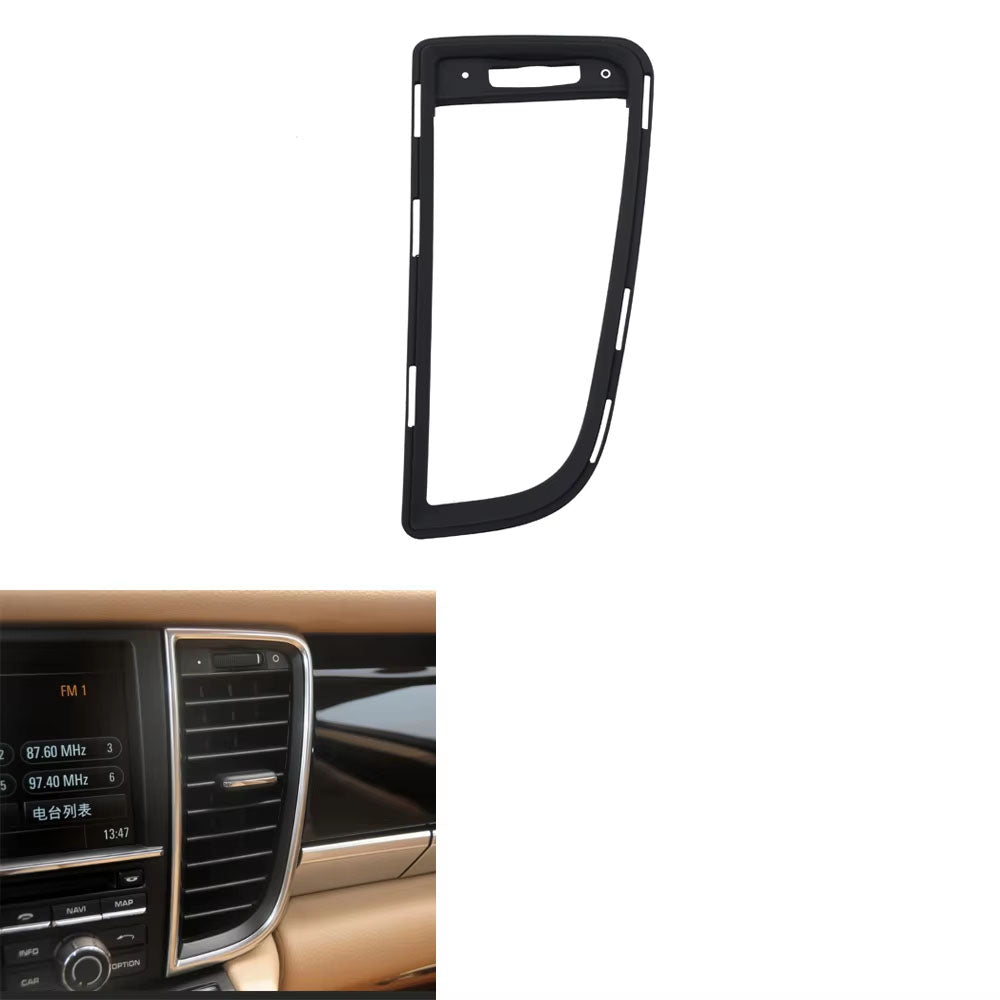 Car Front Console Rear Air Conditioning AC Vent Grille Outer Frame Panel For Porsche Panamera 2010-2016