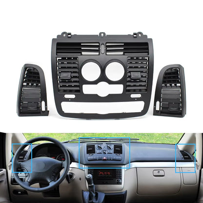 Car AC Vent Grille Left Right Central Air Vent Outlet Cover Panel For Mercedes Benz Vito Viano W636 W639 2004-2015