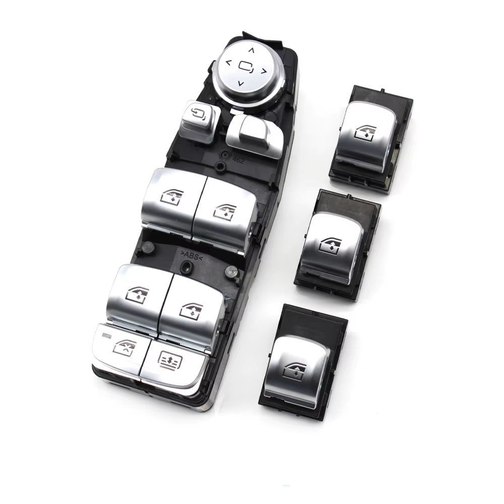 LHD RHD Electrical Power Chrome Window Lifting Switch Control Regulator Button For BMW X3 X4 X5 5 6 Series G30 G31 G01 G02
