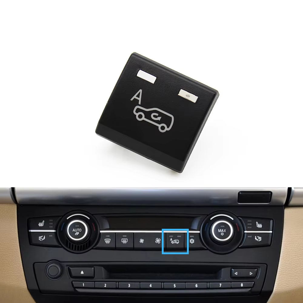 Car Heater Climate Control Fan Volume Air Conditioning Button Circulation Button For BMW X5 X6 E70 E71 E72 2007-2014 64119310445