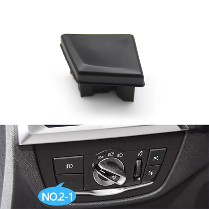 Car Front HeadLamp Rotary Foglight Button Headlight Switch Cover Panel For BMW X3 X4 G01 G02 X3M X4M F97 F98