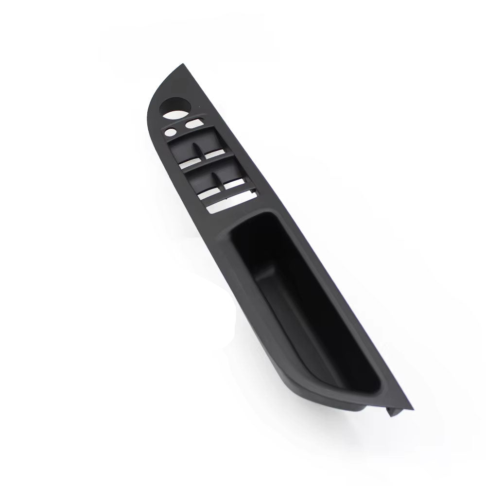 LHD RHD Car Interior Handle Inner Door Armrest Panel Pull Trim Window Switch Cover For BMW 5 Series E60 E61 2006-2010