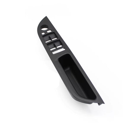 LHD RHD Car Interior Handle Inner Door Armrest Panel Pull Trim Window Switch Cover For BMW 5 Series E60 E61 2006-2010