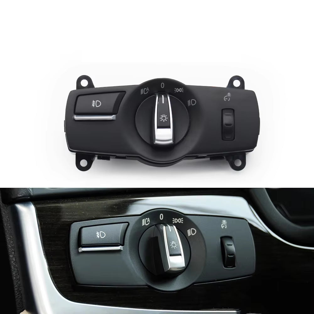 Car Headlight Headlamp Switch Control Assembly For BMW 5 6 7 X3 X4 F10 F11 F06 F12 F01 F02 F07 F25 F26 61319192744,61319204067
