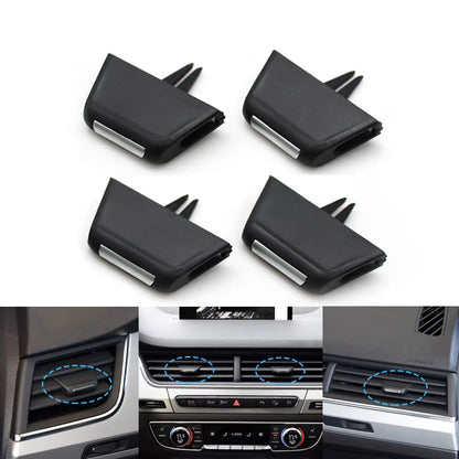 1/2/3/4PCS Car Front Air Vent Grille AC Tab Clip Slider Repair Kit For Audi Q7 2016 2017 2018 2019