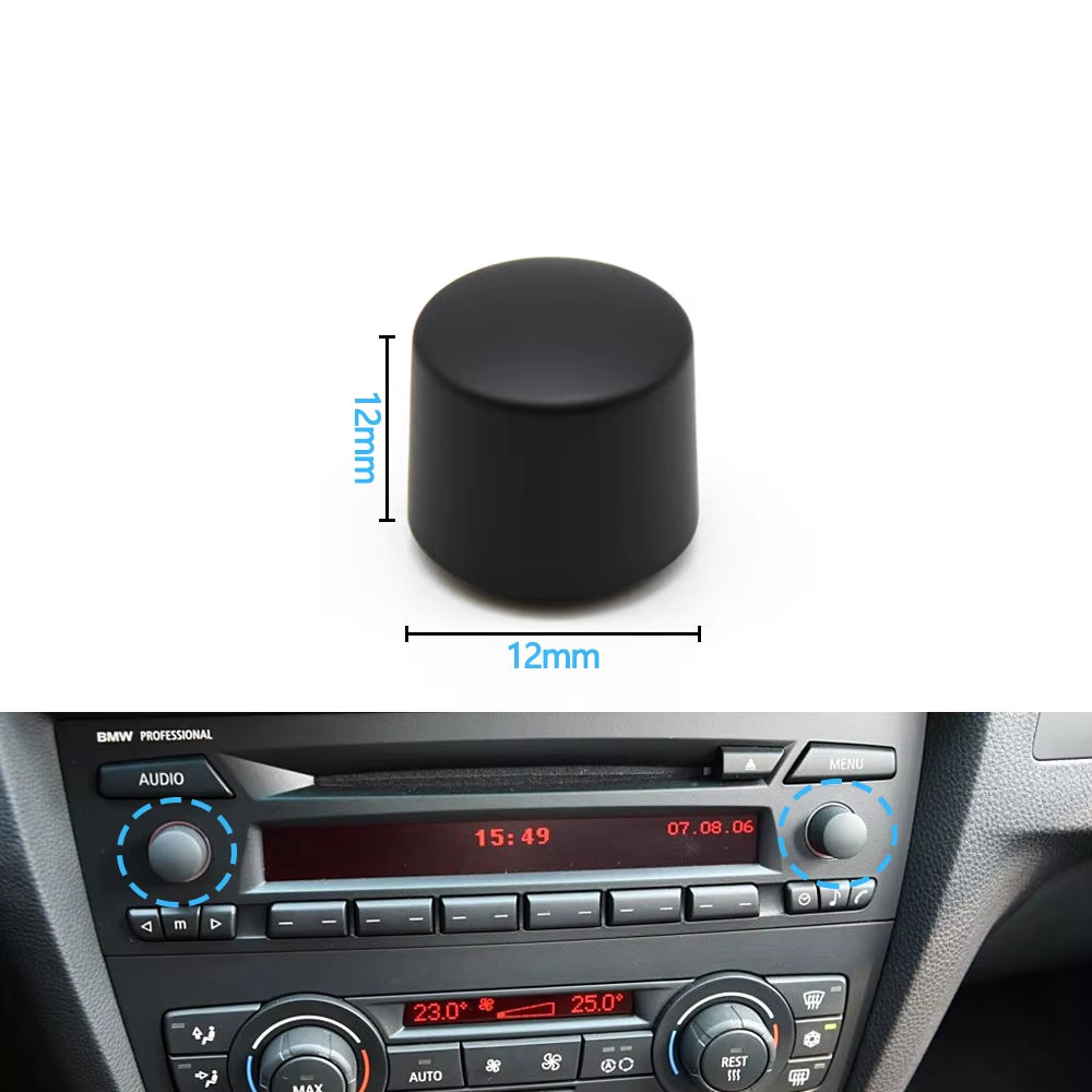 Car Radio CD Player Volume Button Knob For BMW 3 1 X1 Z4 Series E90 E81 E82 E87 E88 E84 E89 2005-2012