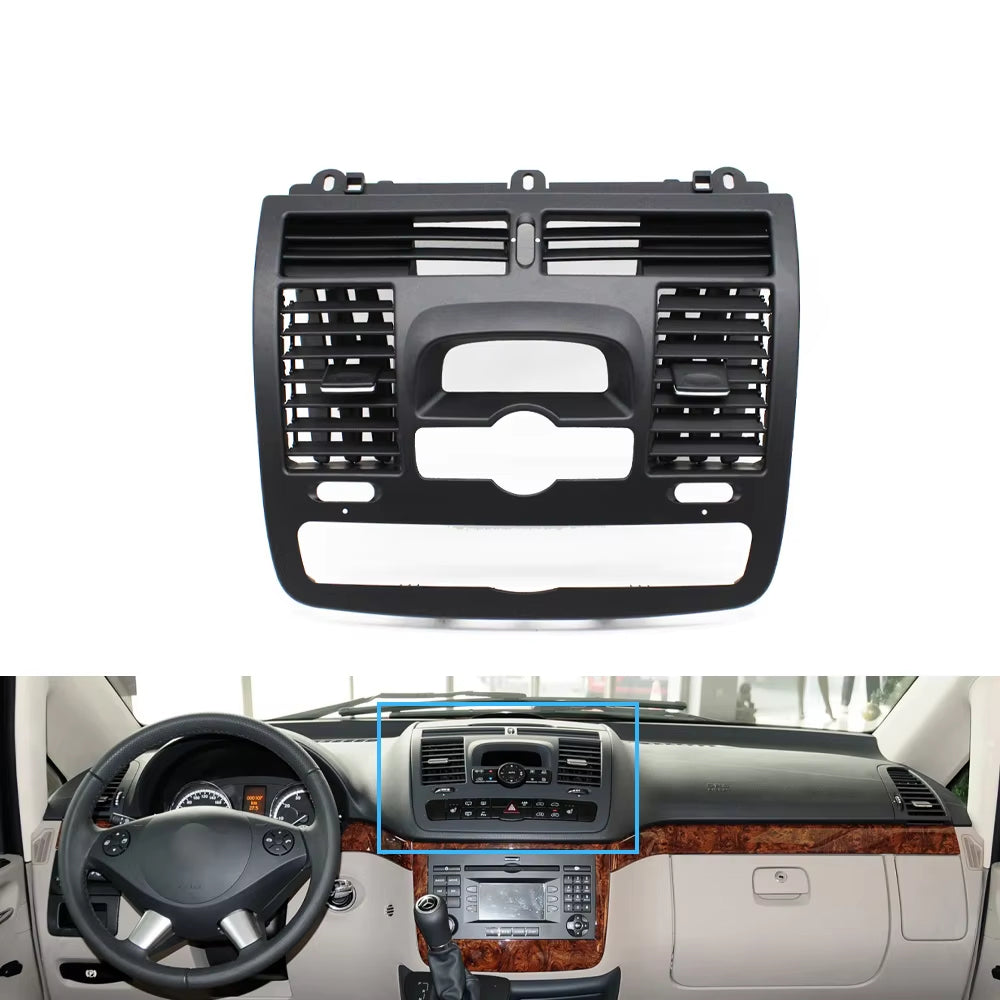 Car Left Right Central Air Vent Outlet Cover For Mercedes Benz Vito Viano W636 W639 2004 2005 2006 2007 2008 2009 2010-2015