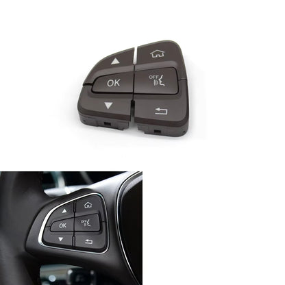 W205 W253 Car Multi-function Steering Wheel Switch Control Buttons Cover For Mercedes Benz C GLC Class 0999050300
